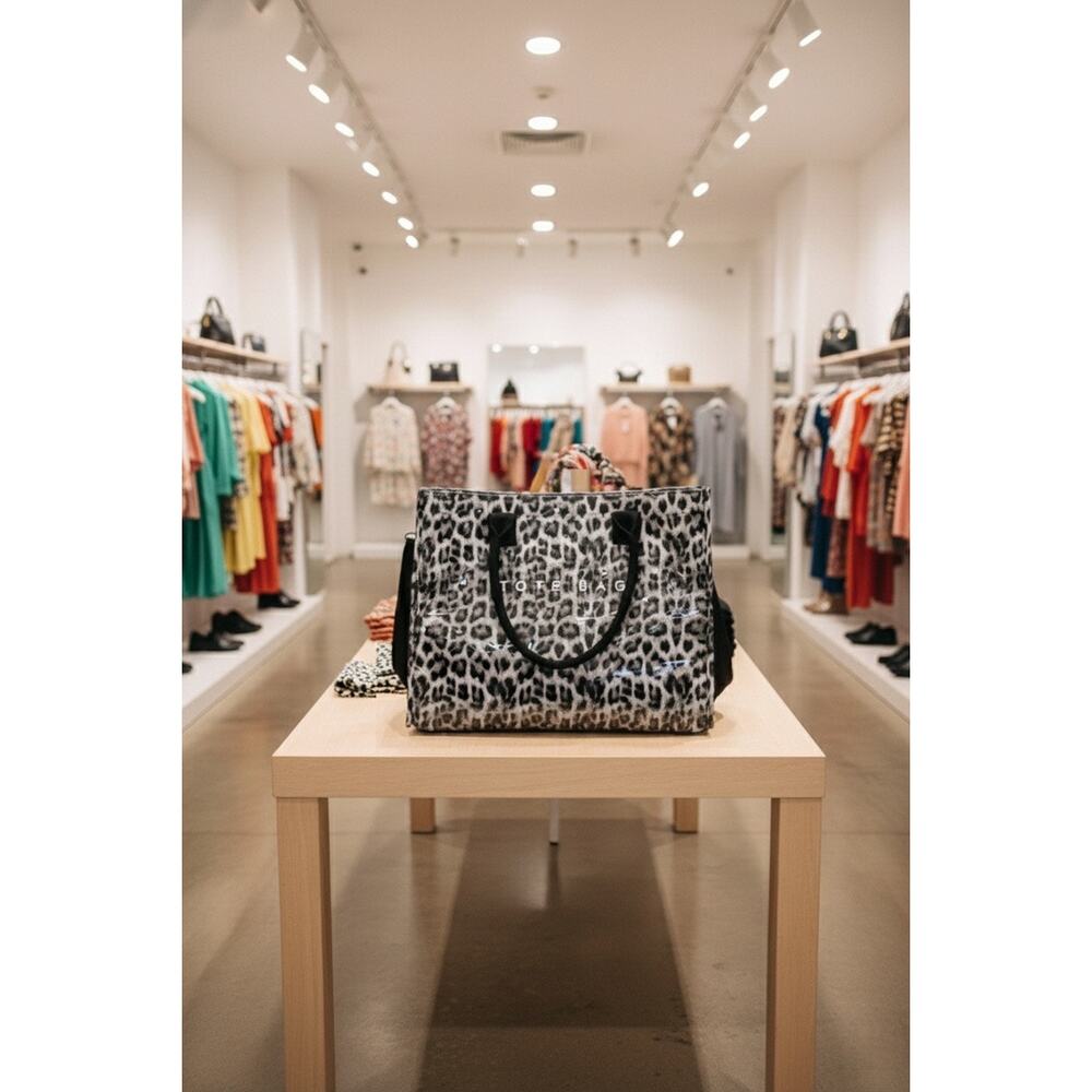 Zenana PVC KRAFT OVERSIZED TOTE BAG